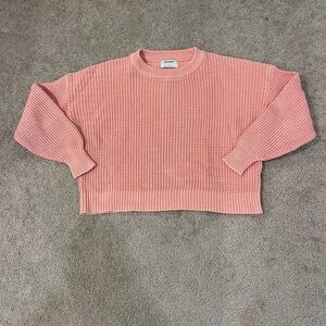Old Navy Cropped Chunky Crew Neck Sweater